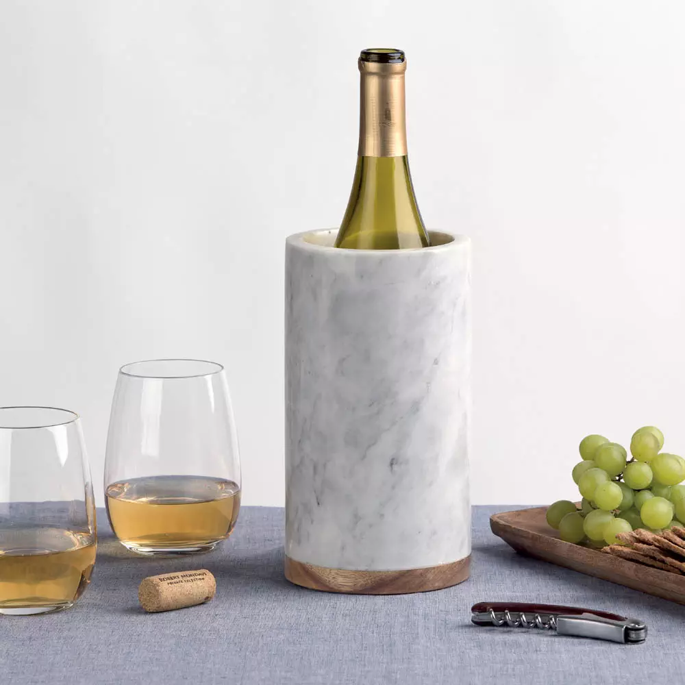 personalised marble wine cooler